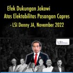 EFEK DUKUNGAN JOKOWI PADA ELEKTABILITAS PASANGAN CAPRES