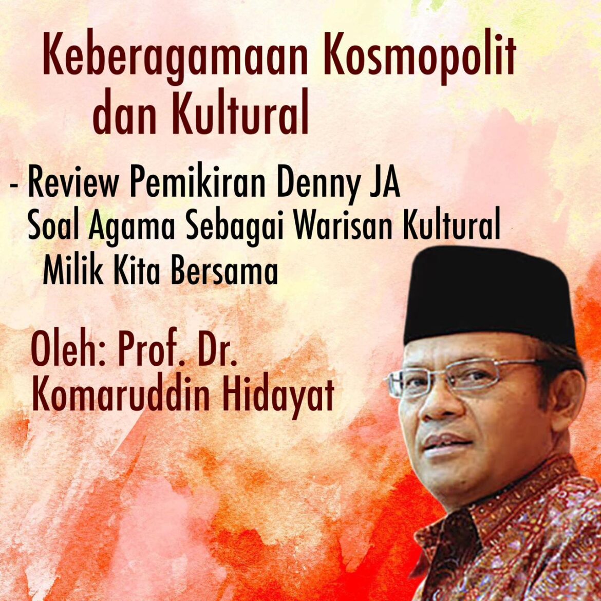 KEBERAGAMAAN KOSMOPOLIT DAN KULTURAL