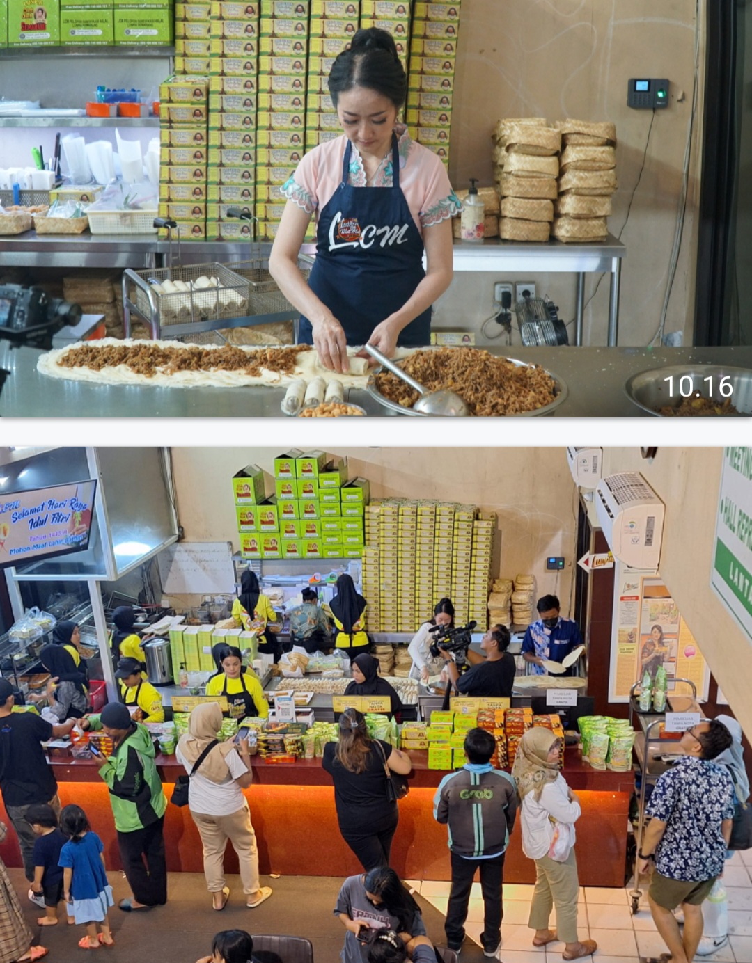 Ludes! Lunpia Cik Meme Digeruduk Pecinta Lunpia