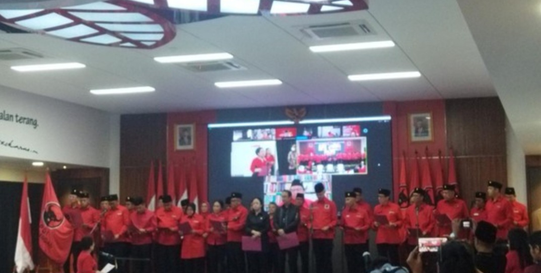 Sumpah Janji Jabatan dan Daftar Nama Pengurus DPP PDIP Masa Bakti 2019-2024 Diperpanjang Hingga 2025