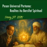 PESAN UNIVERSAL PERTAMA: REALITAS ITU BERSIFAT SPIRITUAL