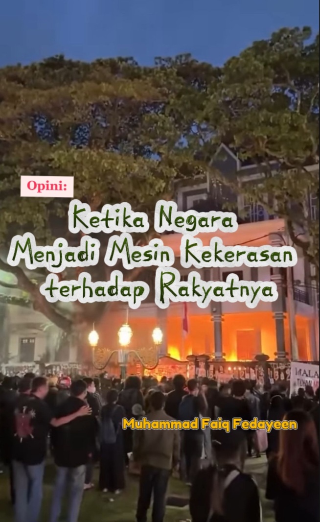 Represifitas Aparat di Kota Malang: Ketika Negara Menjadi Mesin Kekerasan Terhadap Rakyatnya