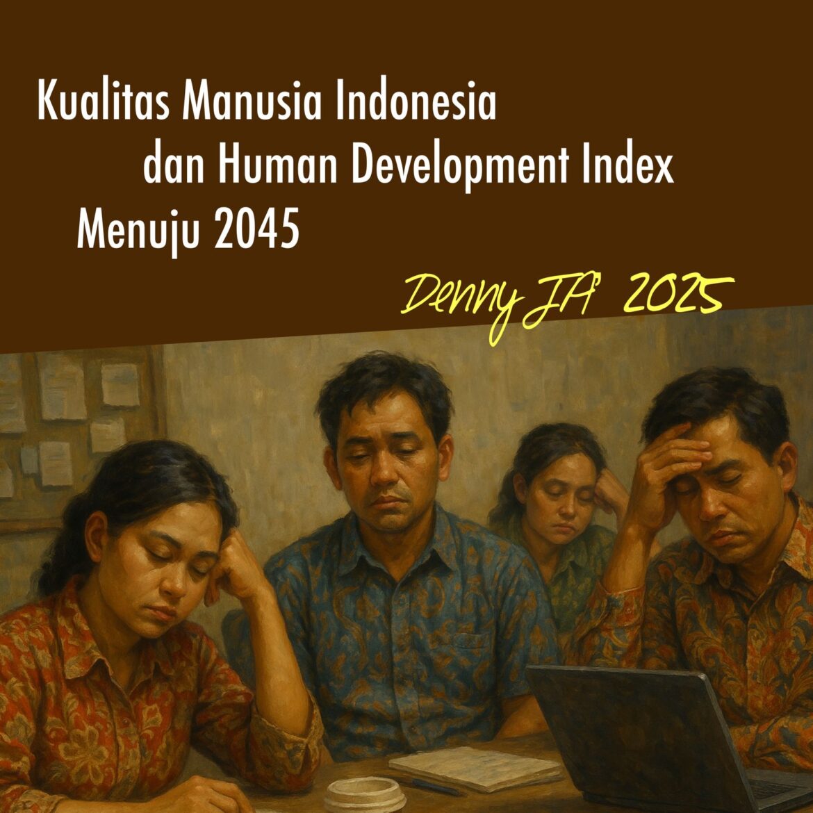 KUALITAS MANUSIA INDONESIA DAN HUMAN DEVELOPMENT INDEX MENUJU 2045