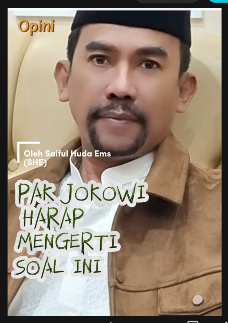 PAK JOKOWI HARAP MENGERTI SOAL INI