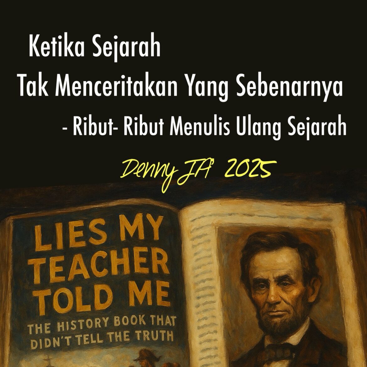 KETIKA SEJARAH TAK MENCERITAKAN YANG SEBENARNYA