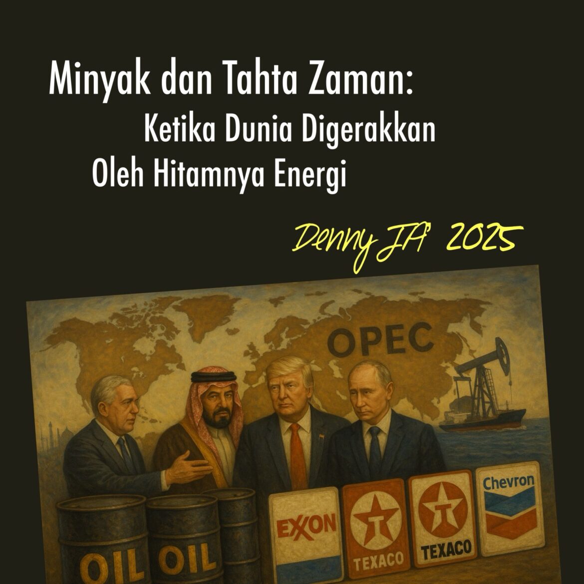 MINYAK DAN TAKHTA ZAMAN: KETIKA DUNIA DIGERAKKAN OLEH HITAMNYA ENERGI