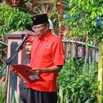 DIRGAHAYU PDI PERJUANGAN KE 53Th., DPC PDIP KOTA MALANG GELAR UPACARA BENDERA