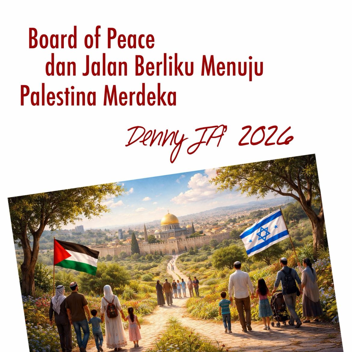 BOARD OF PEACE DAN JALAN BERLIKU MENUJU PALESTINA MERDEKA