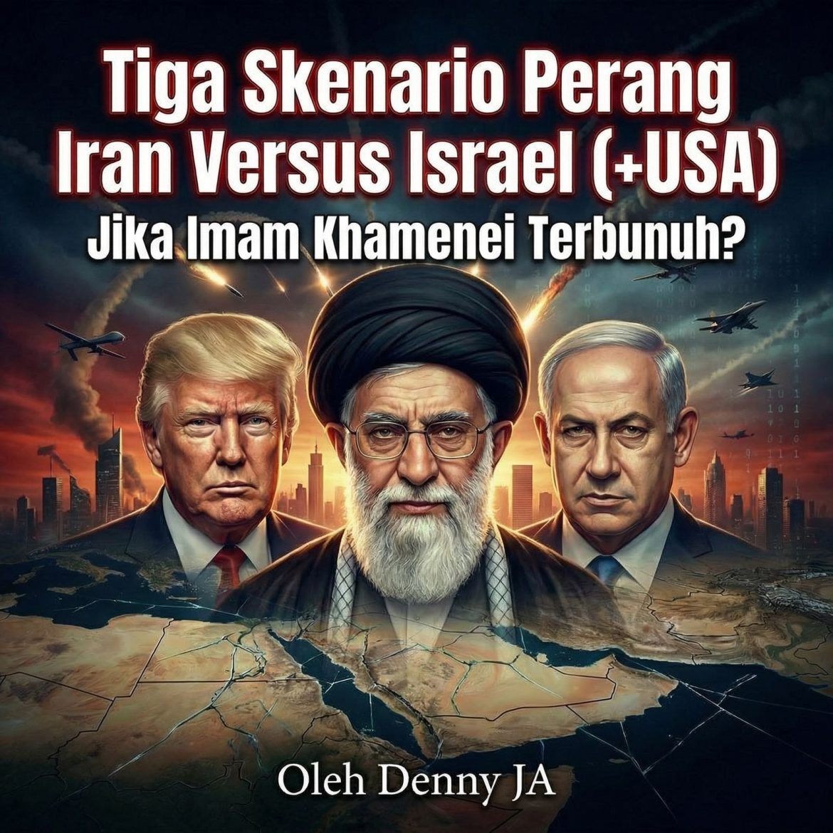 TIGA SKENARIO PERANG IRAN VERSUS ISRAEL (+USA)