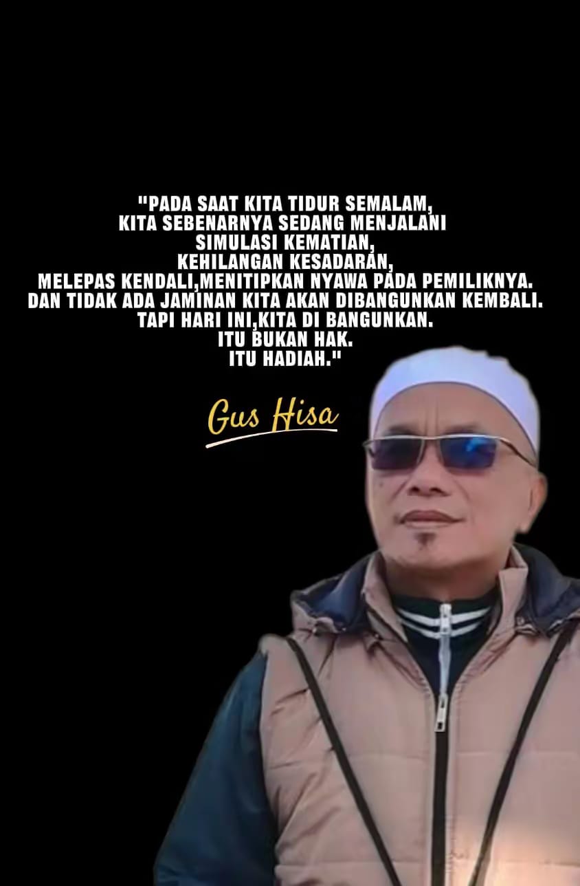 Tidur dan kematian begitu dekat, terkadang kita tidak menyadarinya