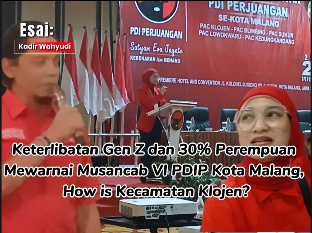 Keterlibatan Gen Z dan 30% Perempuan Mewarnai Musancab VI PDIP Kota Malang, How is Kecamatan Klojen?