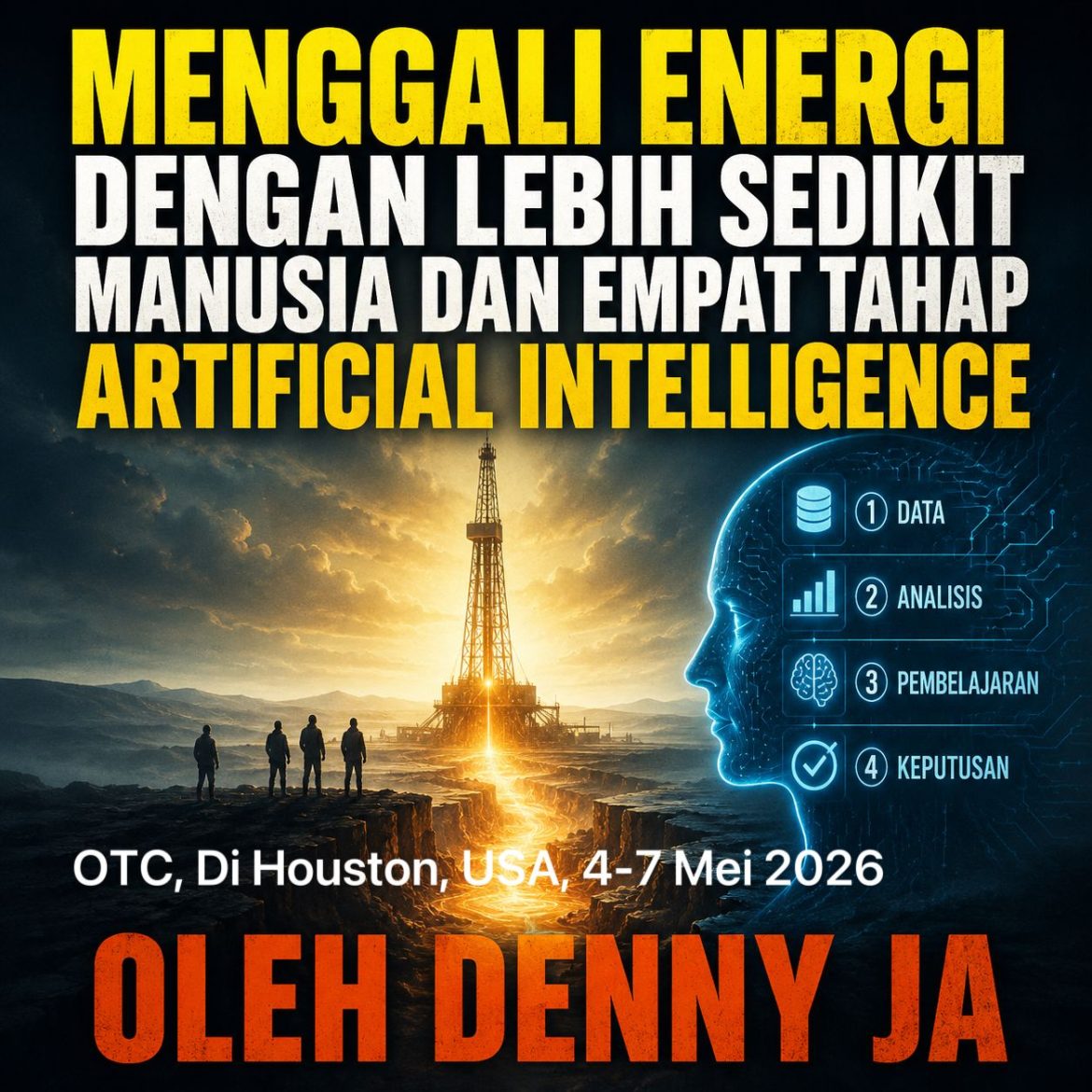 MENGGALI ENERGI DENGAN LEBIH SEDIKIT MANUSIA DAN EMPAT TAHAP ARTIFICIAL INTELLIGENCE