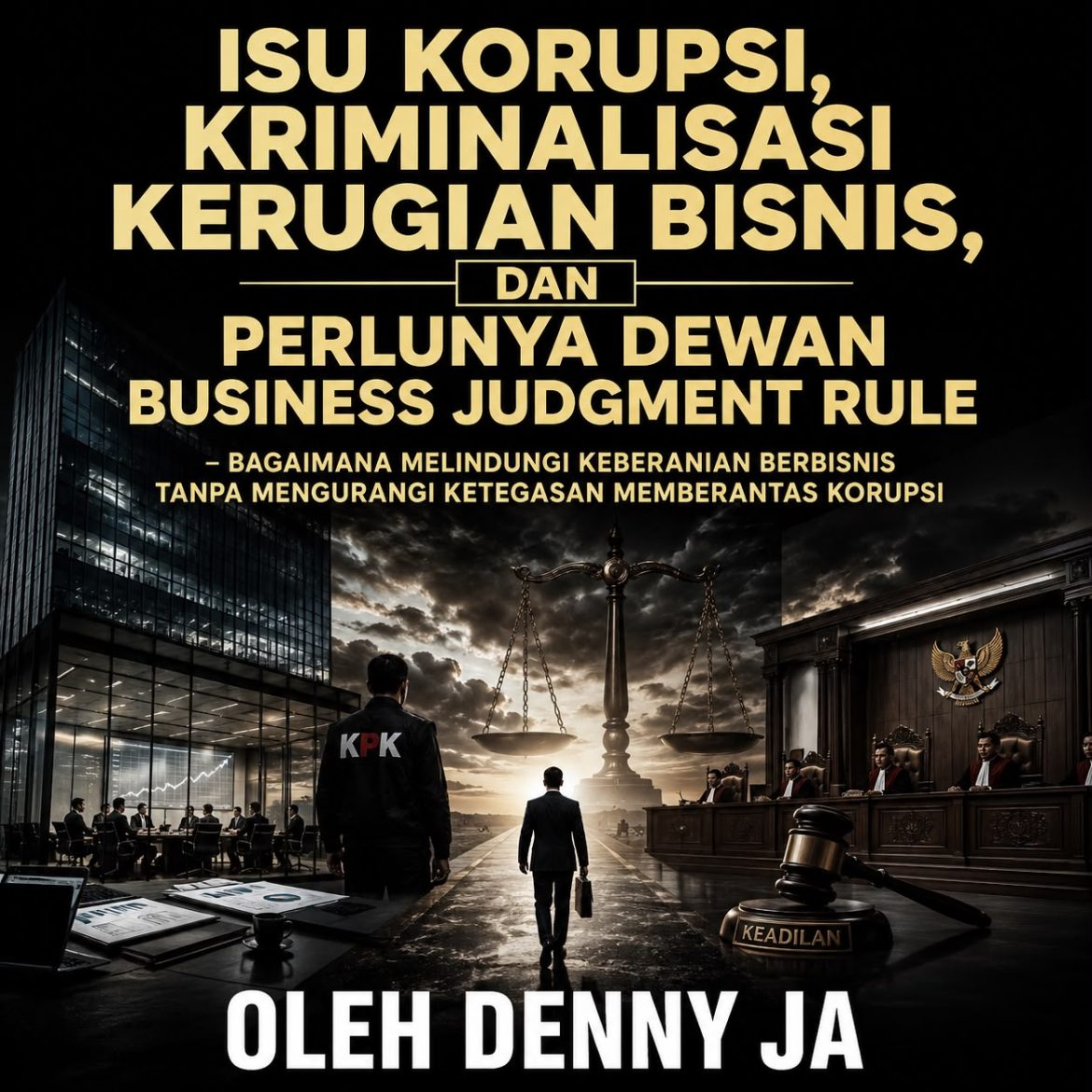 ISU KORUPSI, KRIMINALISASI KERUGIAN BISNIS, DAN PERLUNYA DEWAN BUSINESS JUDGMENT RULE