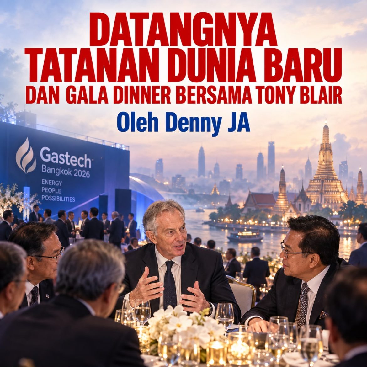 DATANGNYA TATANAN DUNIA BARU DAN GALA DINNER BERSAMA TONY BLAIR